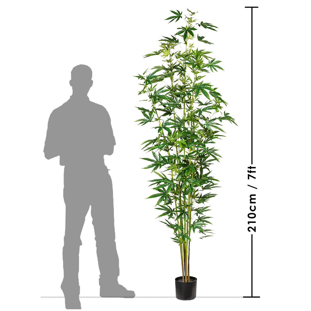 sugavision sugarifa cannabis prop fake cannabis faux marijuana artificial hemp plant.